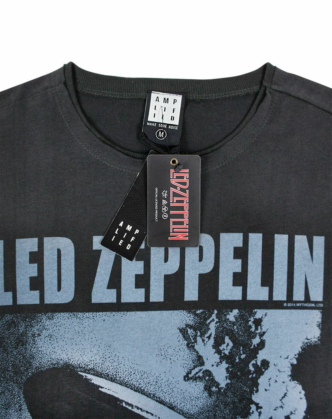 Amplified Clothing Short Sleeved T-Shirt | Mens Charcoal | Official Merch