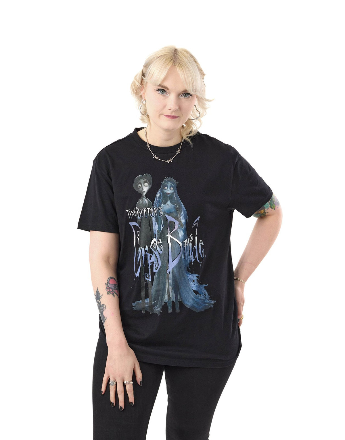 Corpse Bride Short Sleeved T-Shirt | Unisex Black | Official Merch