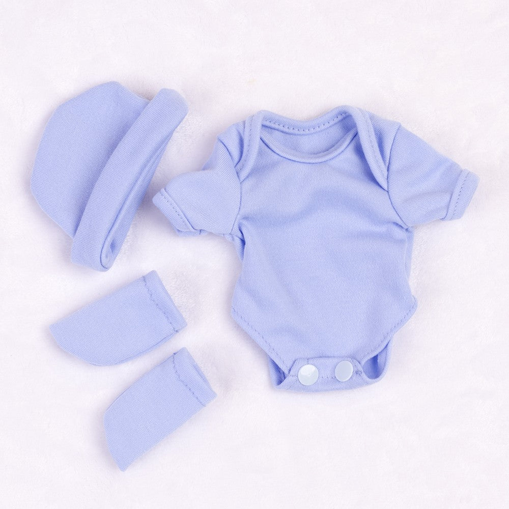Doll Clothes Outfit Romper for 10"-11" Reborn Baby Dolls Boy/Girl Doll DIY Gifts