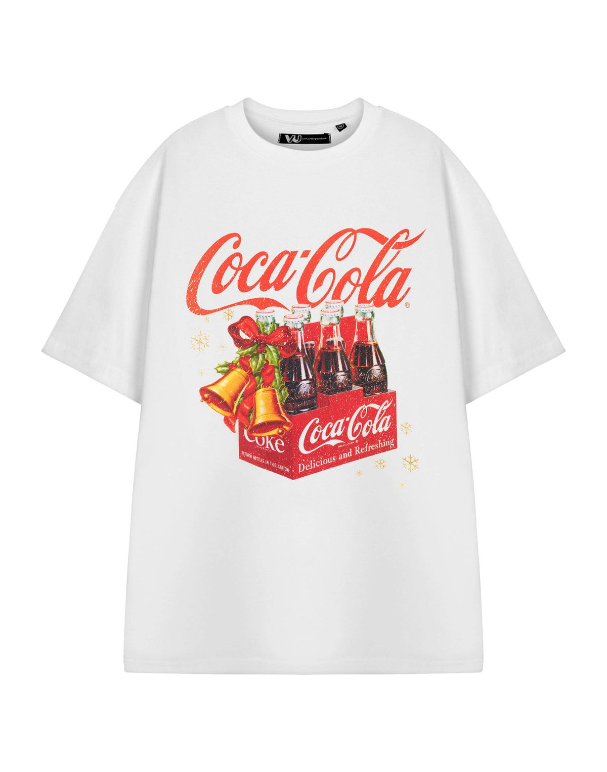 Coca Cola Short Sleeved T-Shirt | Unisex White | Official Merch