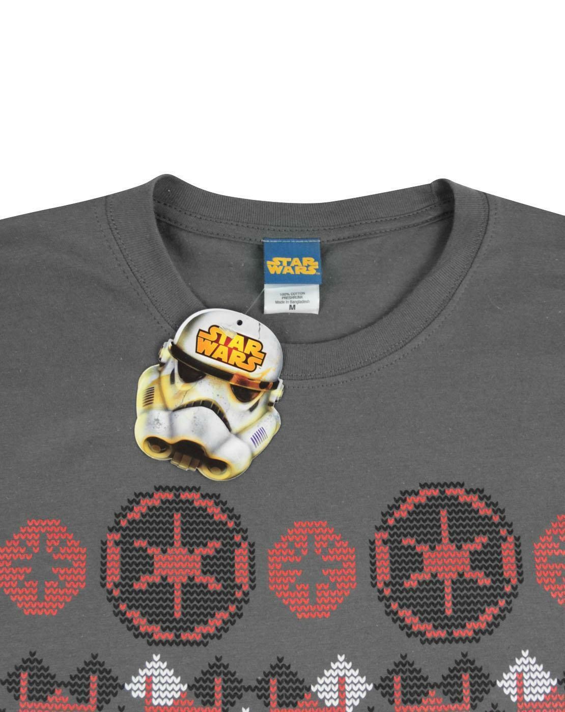 Star Wars Short Sleeved T-Shirt | Mens Charcoal | Official Merch