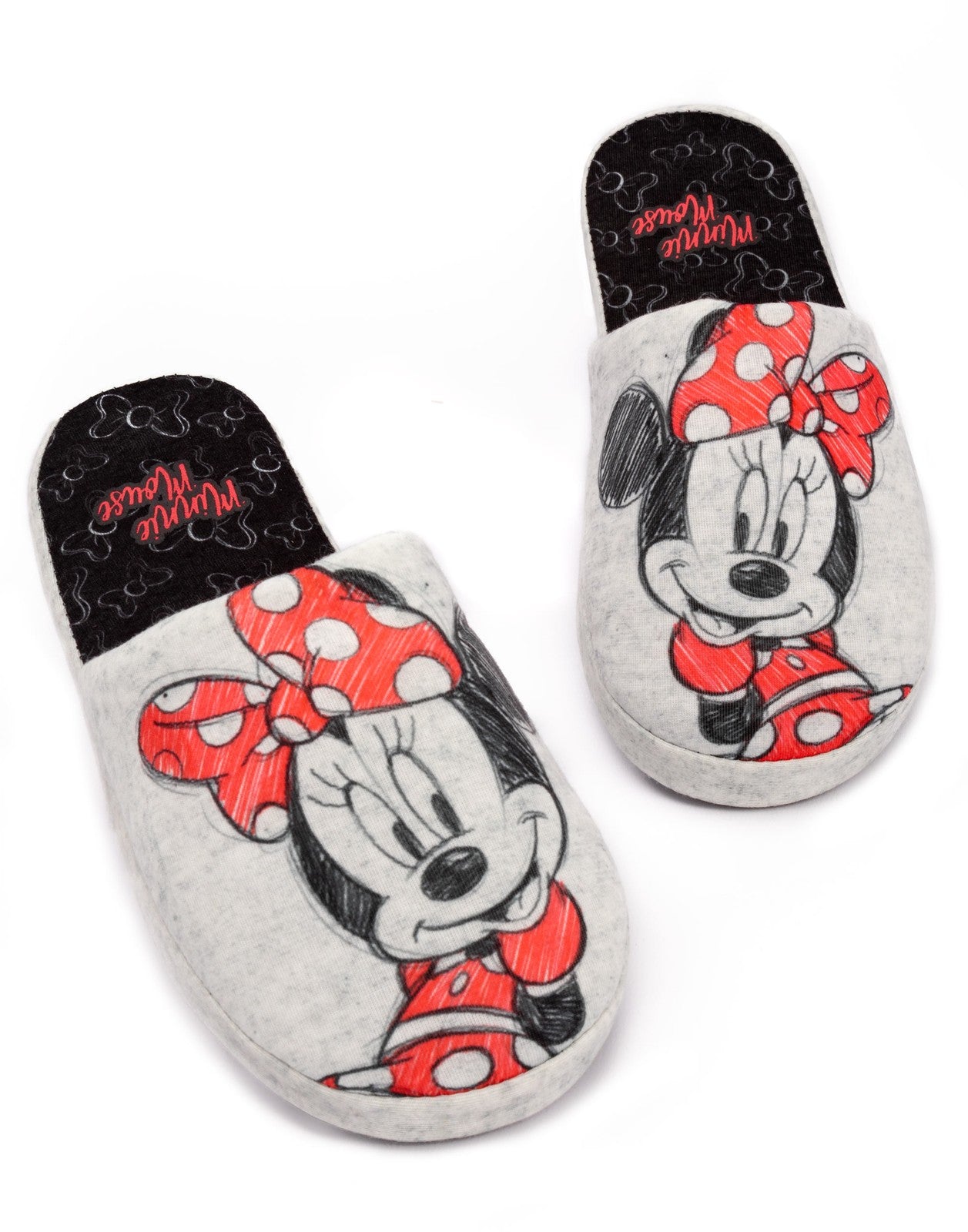 Disney Mule Slippers | Mens Grey | Official Merch