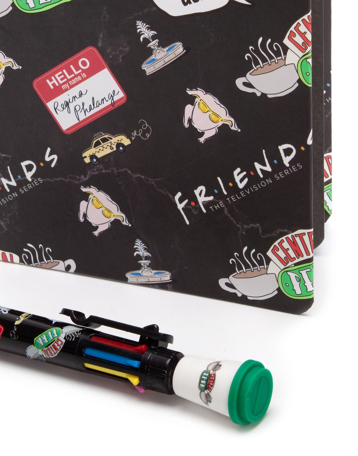 Friends Composition Notebook and Pen | Womens Black | Official Merch