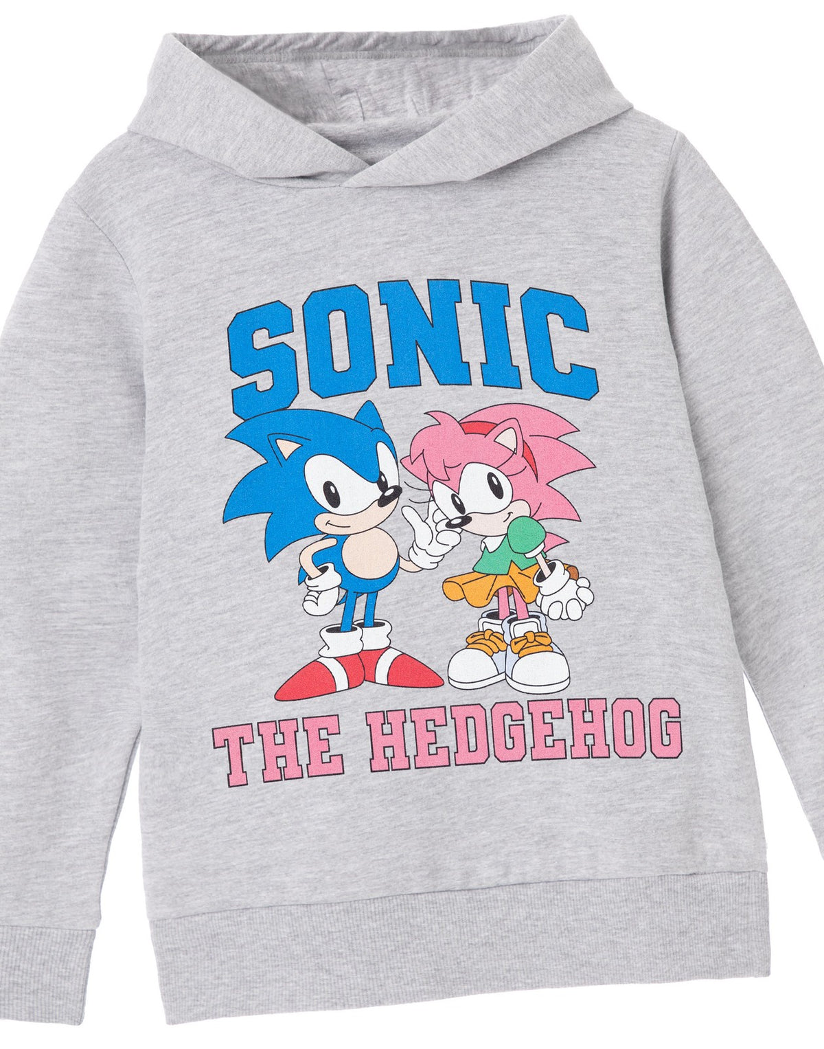 Sonic the Hedgehog Hoodie | Girls Grey Marl | Official Merch