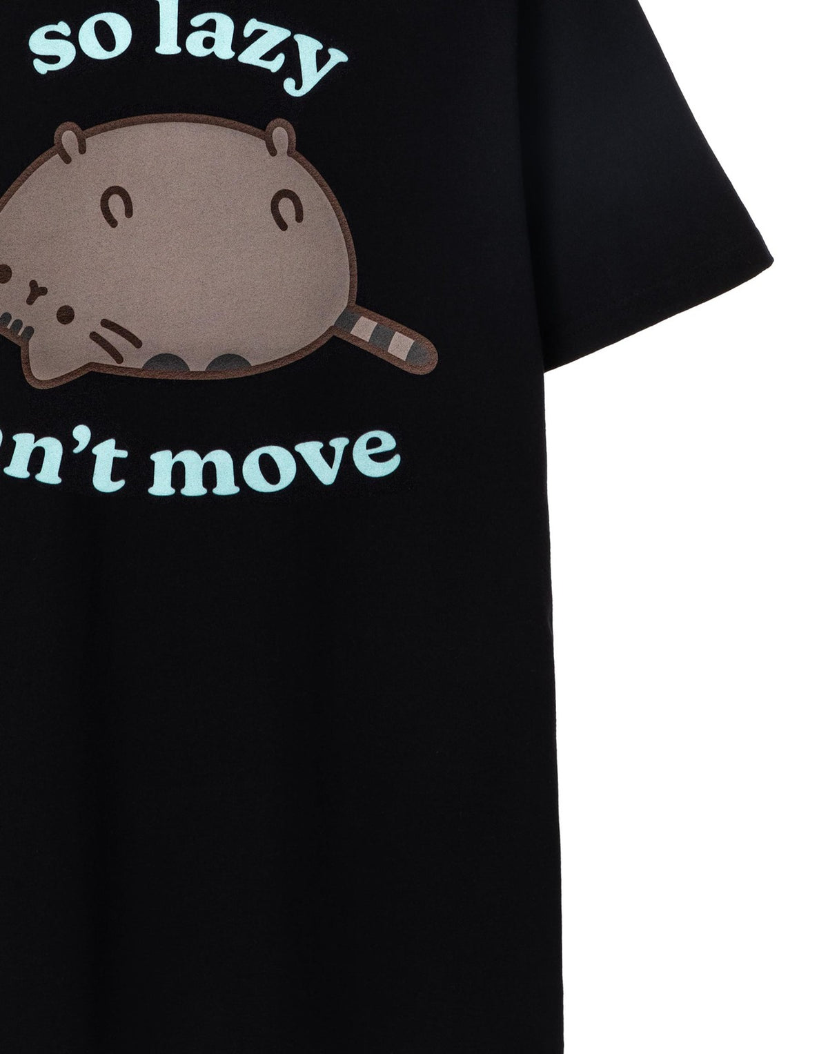 Pusheen Short Sleeved T-Shirt | Womens Black | Official Merch