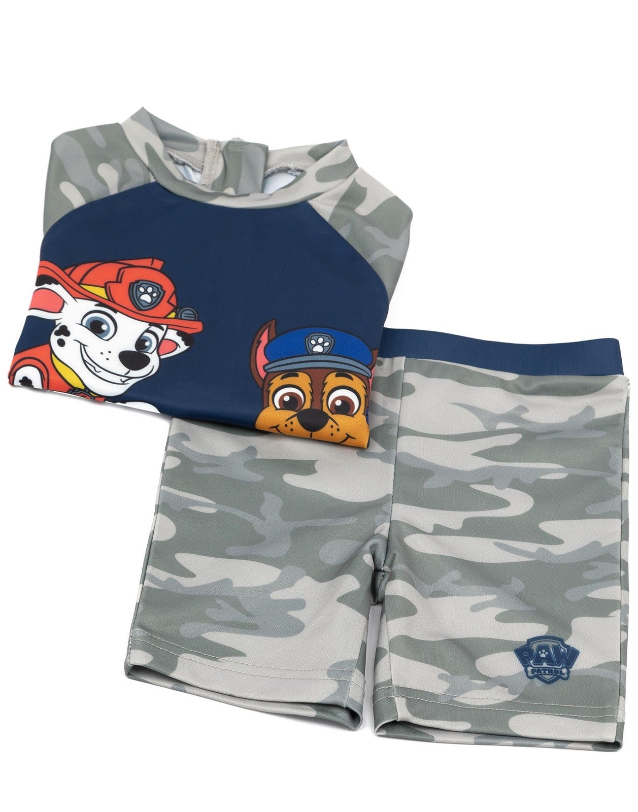 Paw Patrol 2 Piece Swim Set | Boys Grey | Official Merch