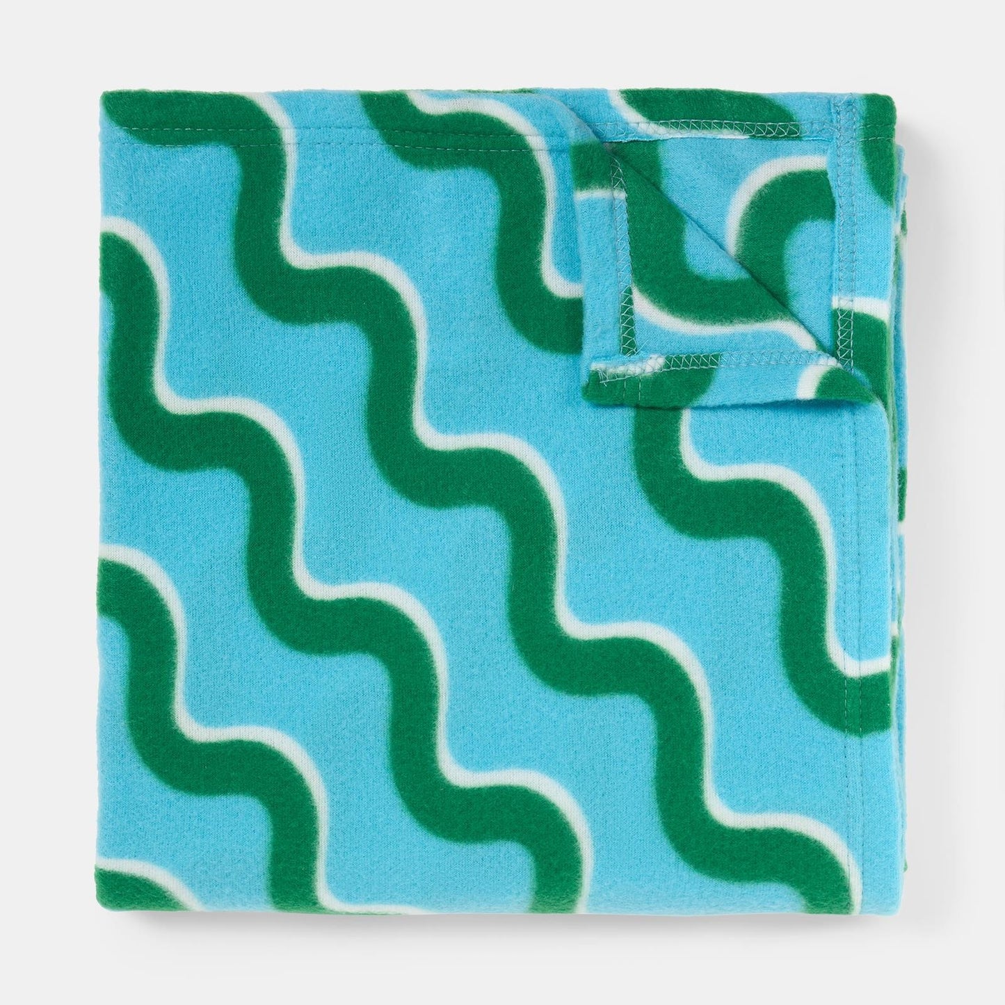 OHS Swirl Print Throw Soft Blanket Polar Fleece Lightweight Bedspread