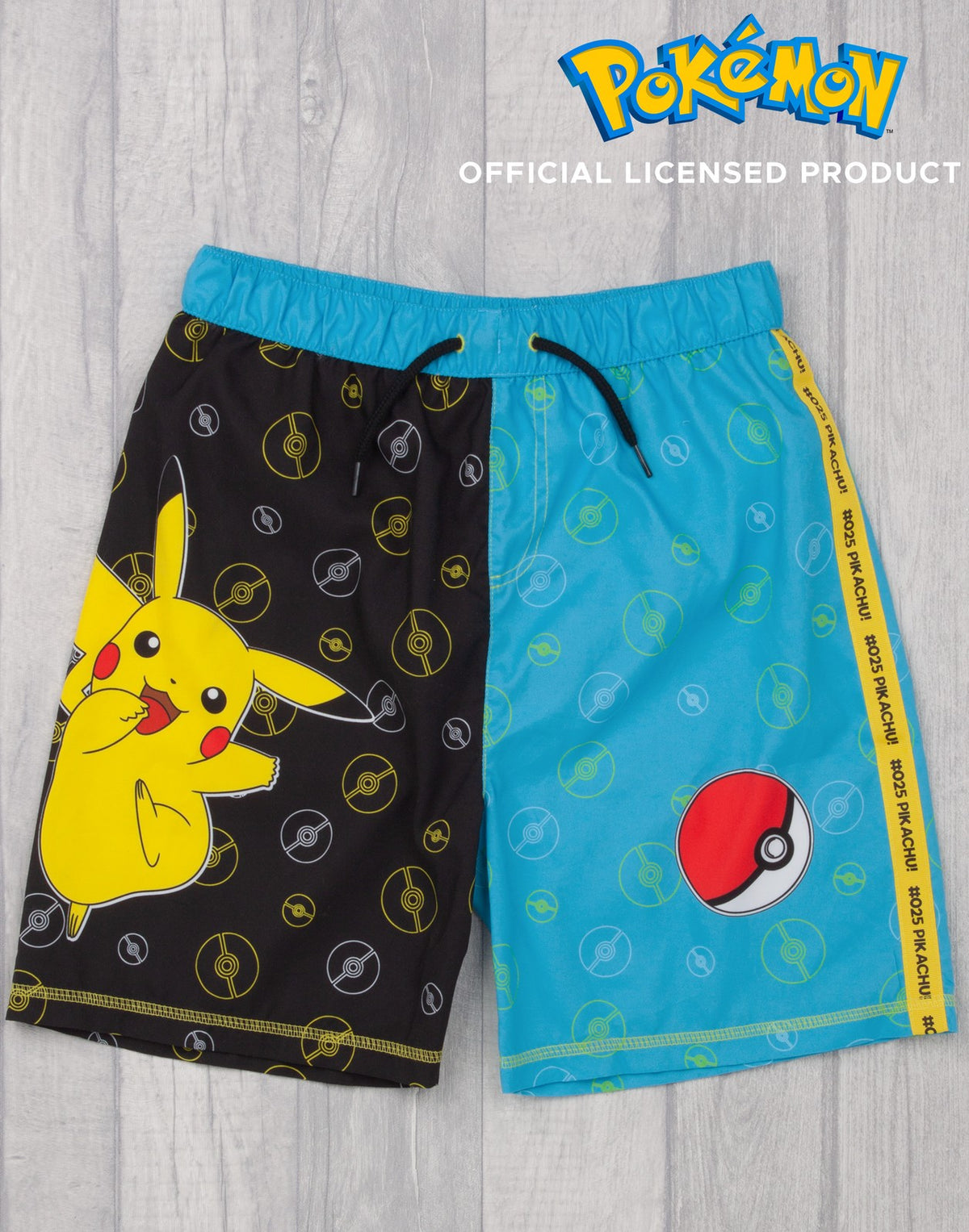Pokemon Swim Shorts | Boys Blue | Official Merch
