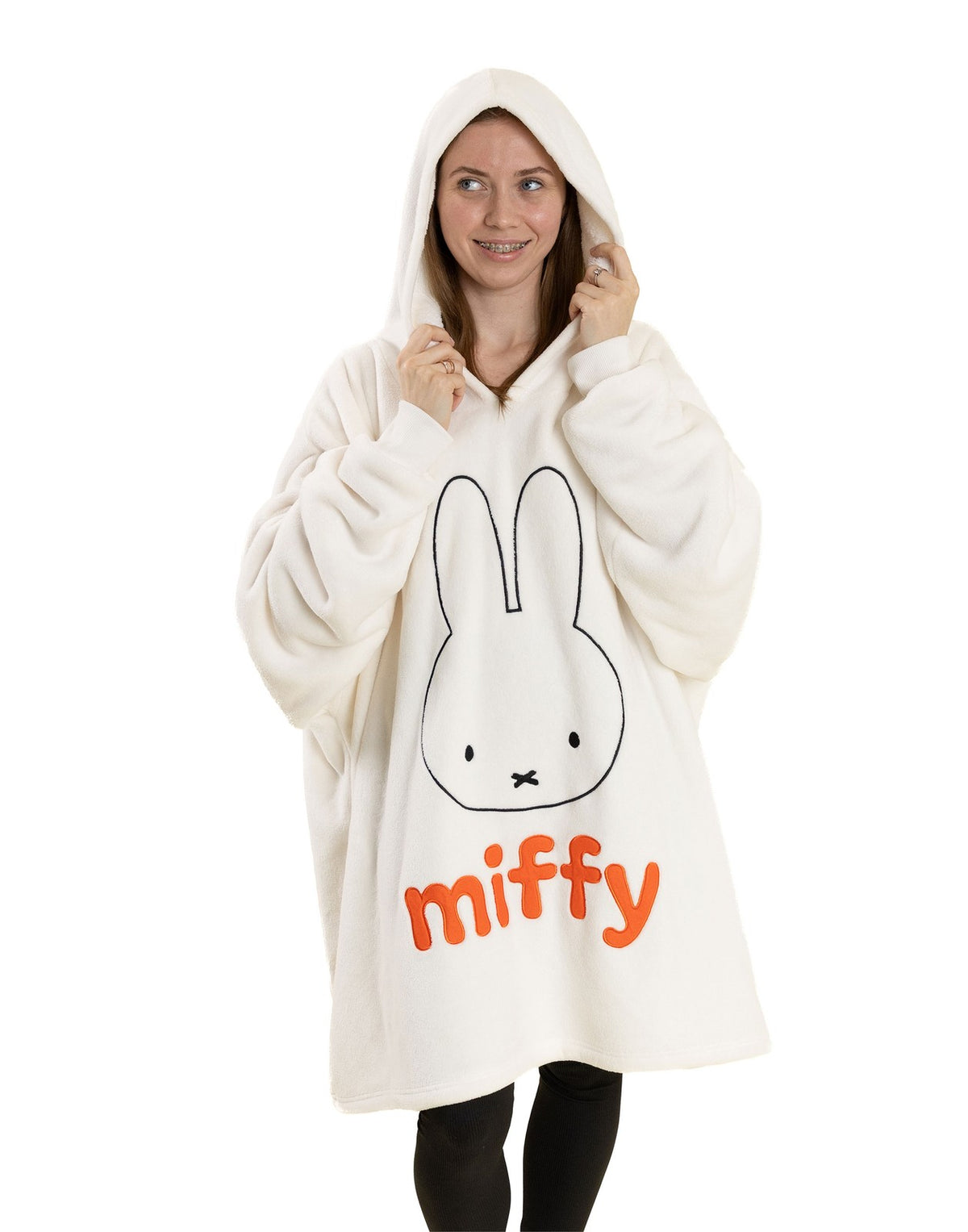 Miffy Blanket Hoodie | Womens White | Official Merch