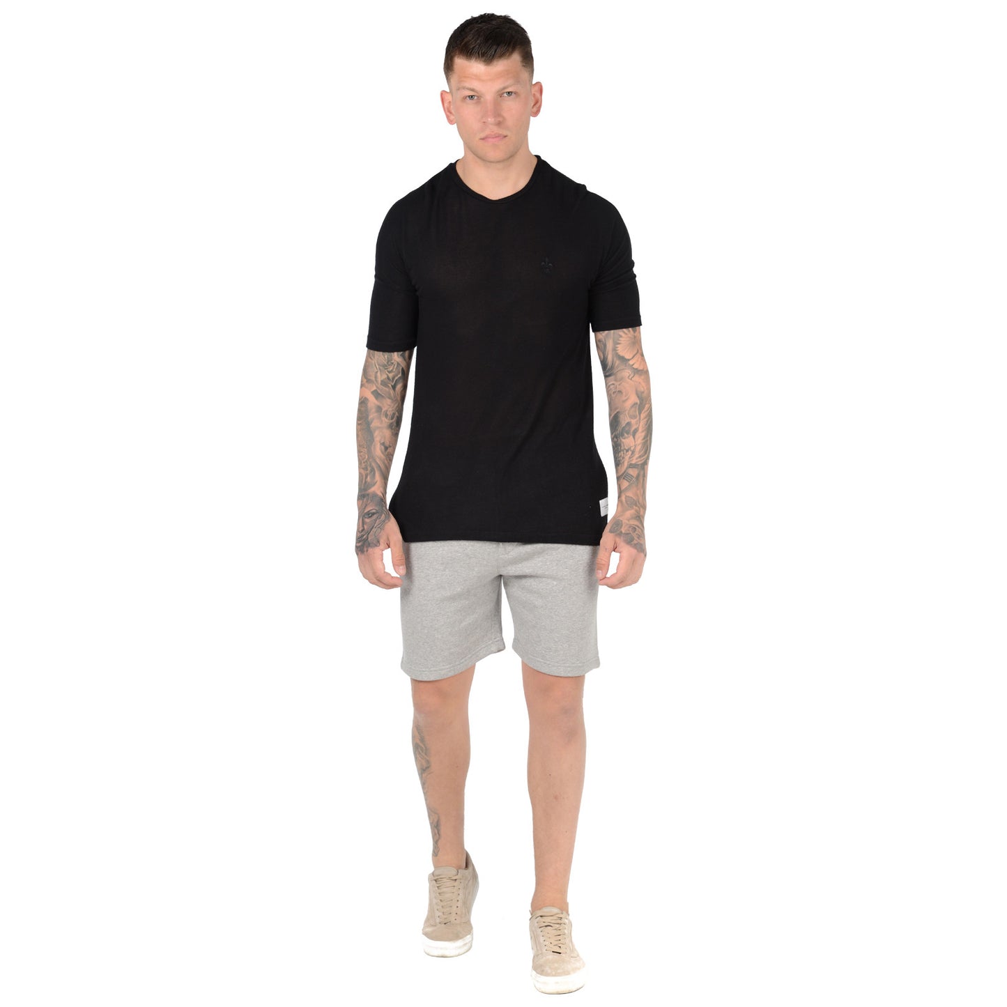 PACK OF 2 MENS JOGGING SHORTS SWEAT JERSEY FLEECE JOGGERS SUMMER RUNNING BOTTOMS