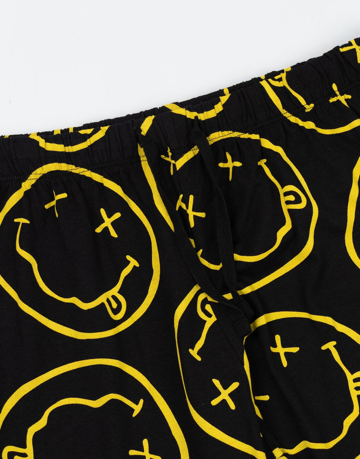 Nirvana Short Sleeve Long Leg Pyjama Set | Mens Black | Official Merch