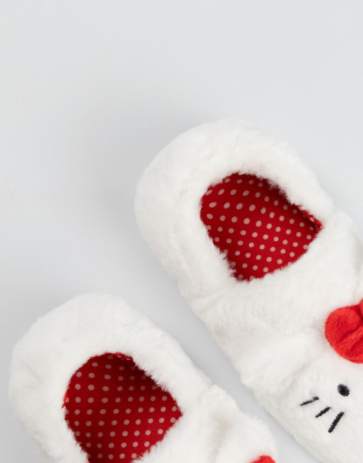 Hello Kitty Slip On Loafer Slippers | Girls White | Official Merch