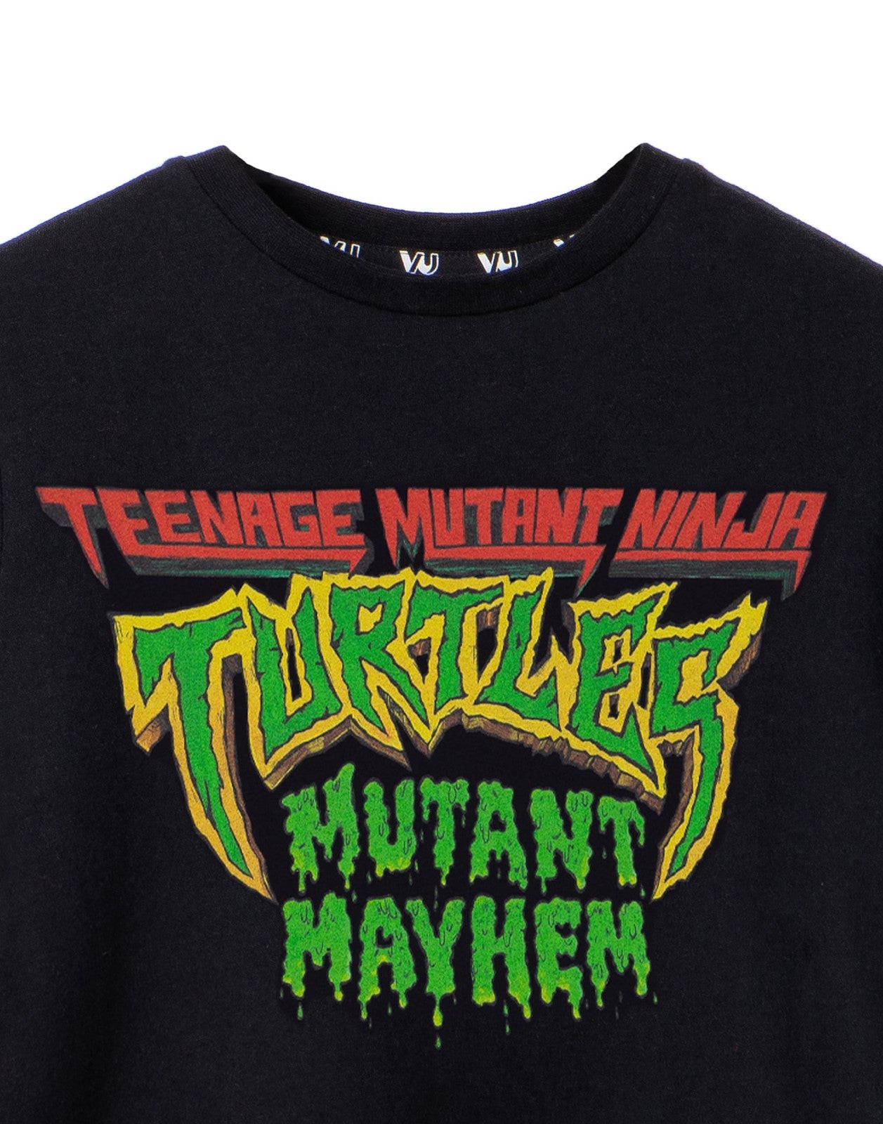 Teenage Mutant Ninja Turtles Short Sleeved T-Shirt | Boys Black | Official Merch