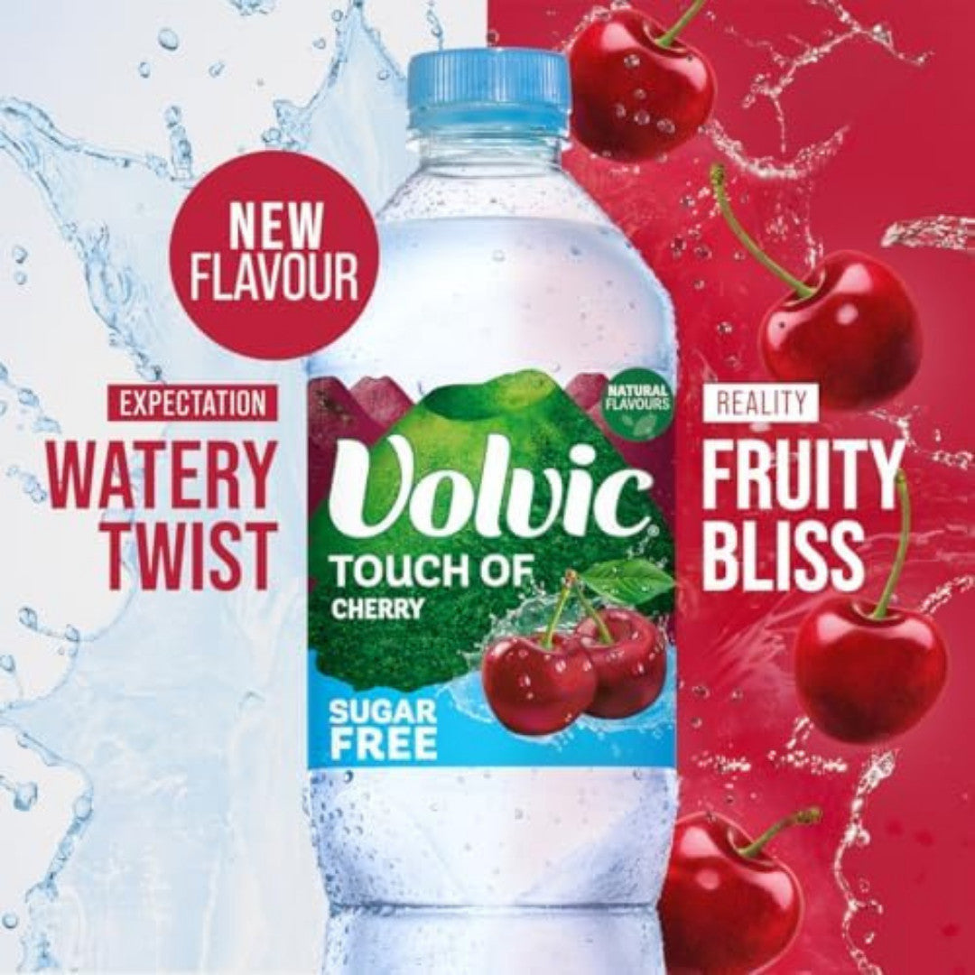 Volvic Touch of Fruit Sugar Free Choose Your Flavoured Water, 6 X 1.5L