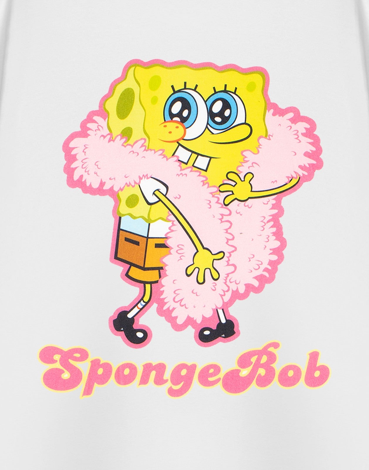 SpongeBob SquarePants Short Sleeved T-Shirt | Womens White | Official Merch