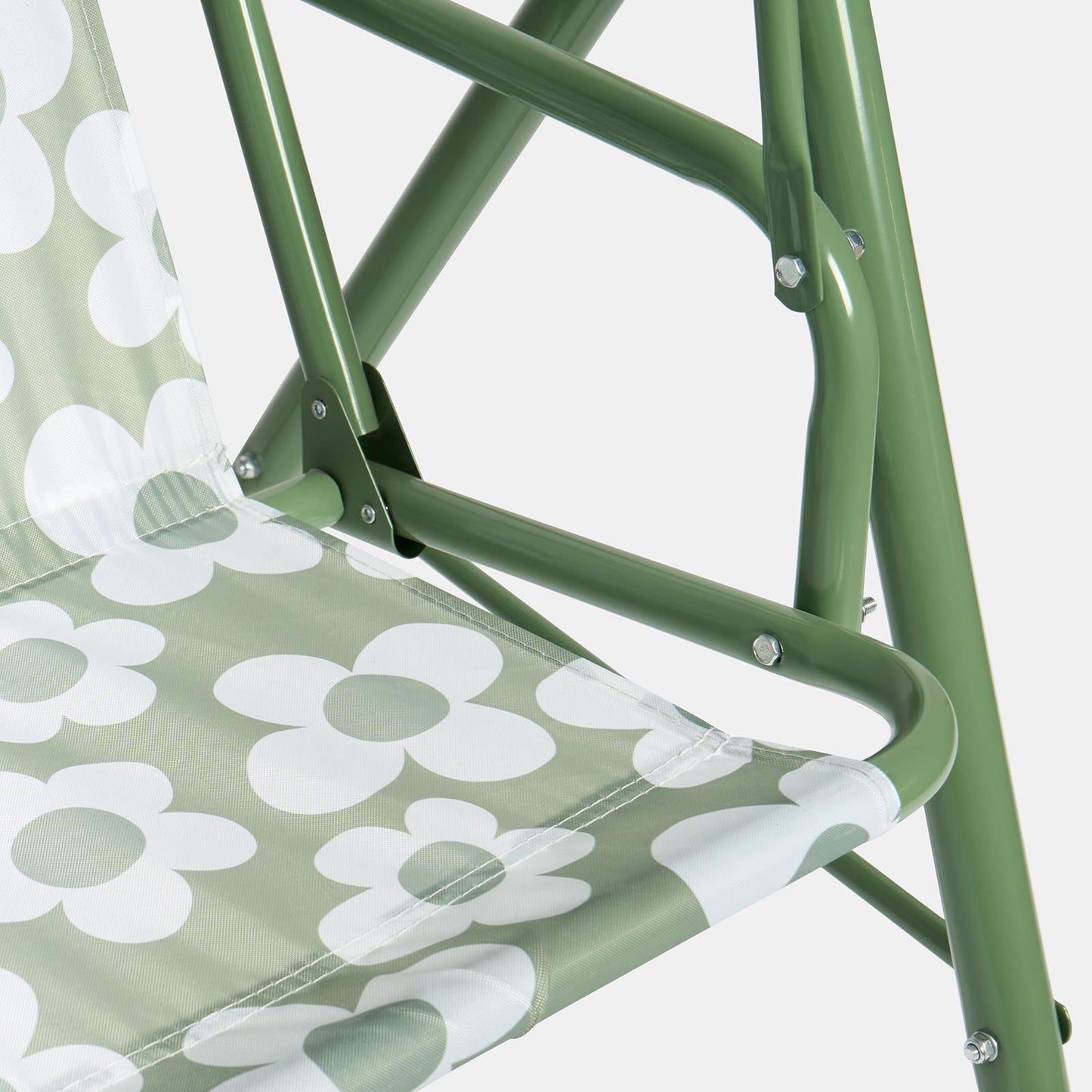 OHS Kids Swing Bench Canopy Daisy 2 Seater Garden Outdoor Patio Play Set