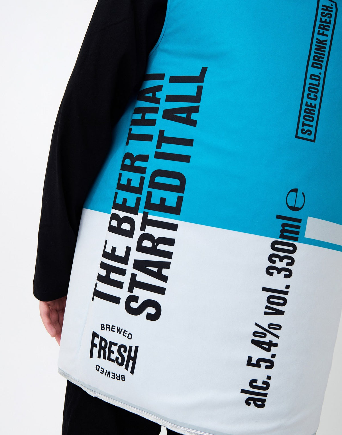 Brew Dog 1 Piece Costume | Mens Blue | Official Merch