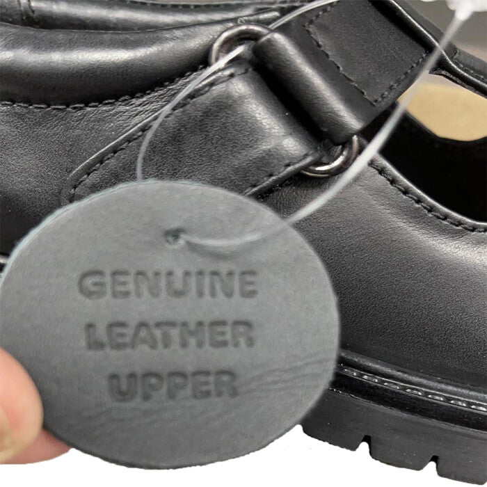 GIRLS BACK TO SCHOOL SHOES KIDS GENUINE LEATHER T BAR BALLERINA MARY JANE PUMPS