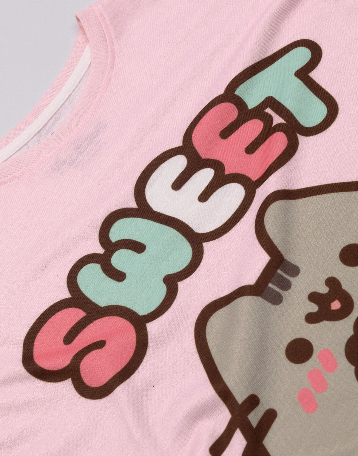 Pusheen Multi-Pack of 2 Short Sleeve Nightdress | Girls Pink | Official Merch