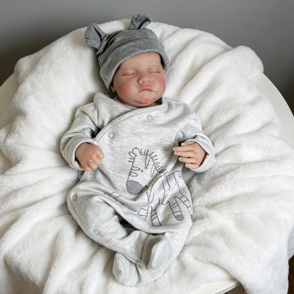 Handmade Realistic Reborn Baby Dolls Boy Vinyl Silicone Lifelike Newborn Doll UK