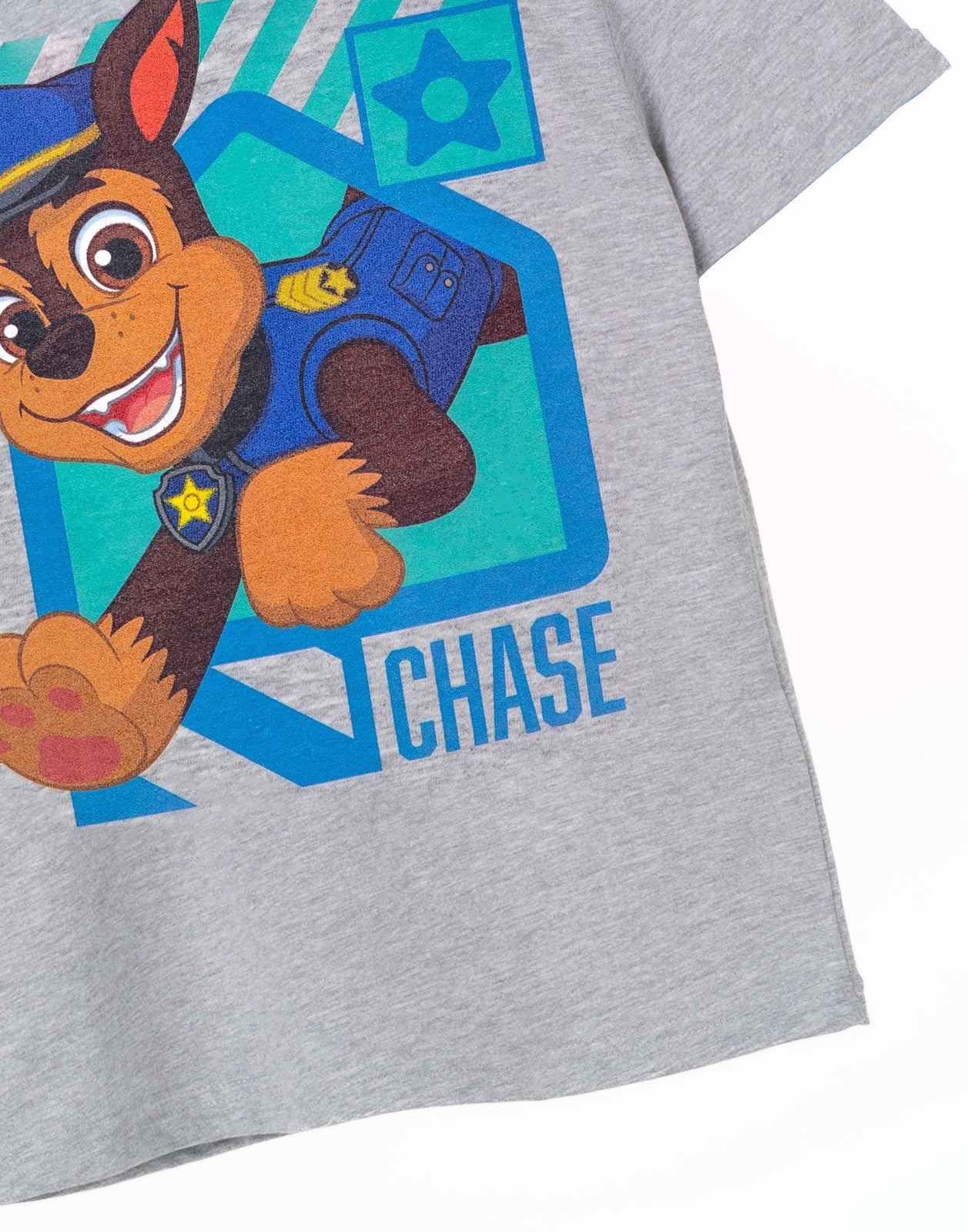 Paw Patrol Short Sleeved T-Shirt | Boys Grey Marl | Official Merch