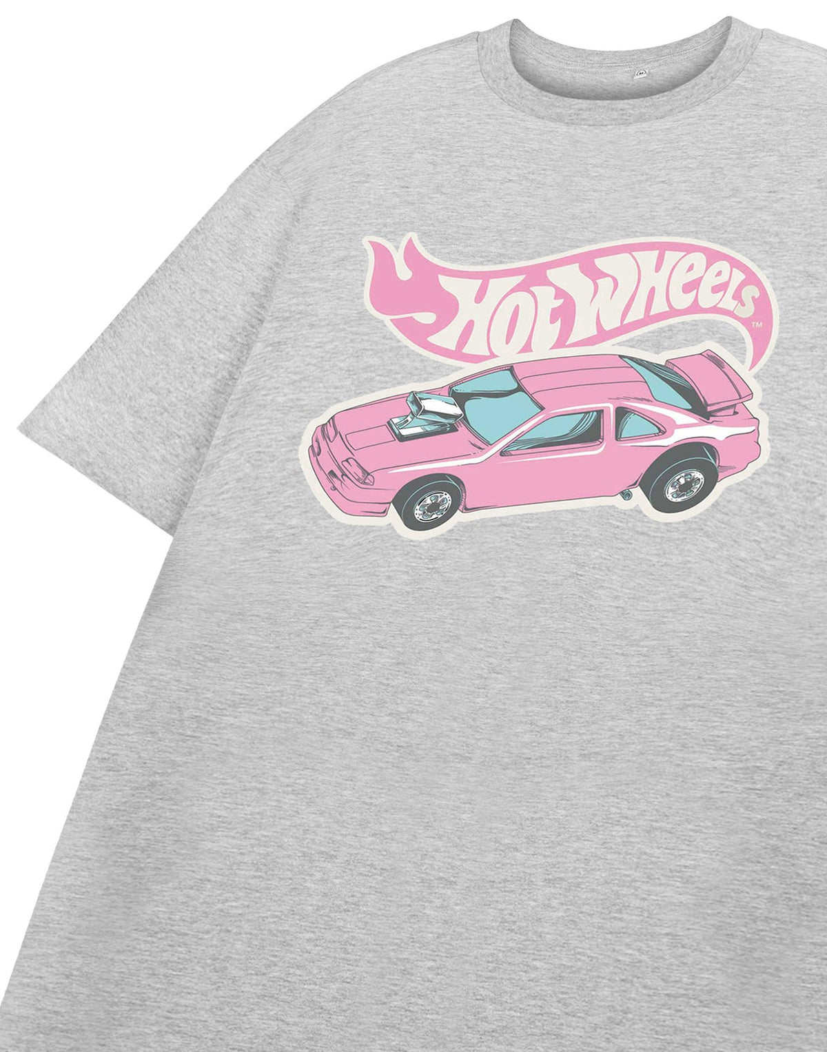 Hot Wheels Short Sleeved T-Shirt | Womens Grey Marl | Official Merch