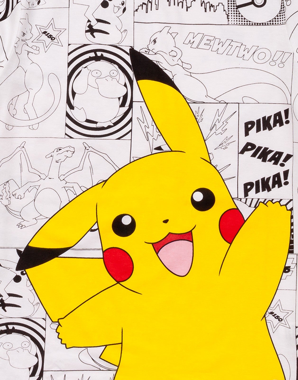Pokemon Short Sleeved T-Shirt | Boys Grey | Official Merch