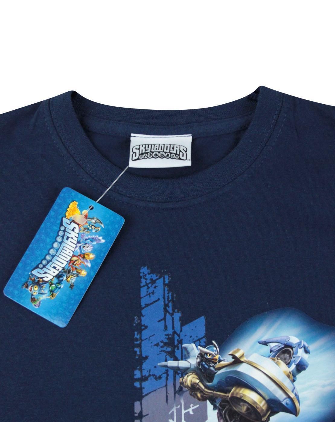 Skylanders Short Sleeved T-Shirt | Boys Blue | Official Merch