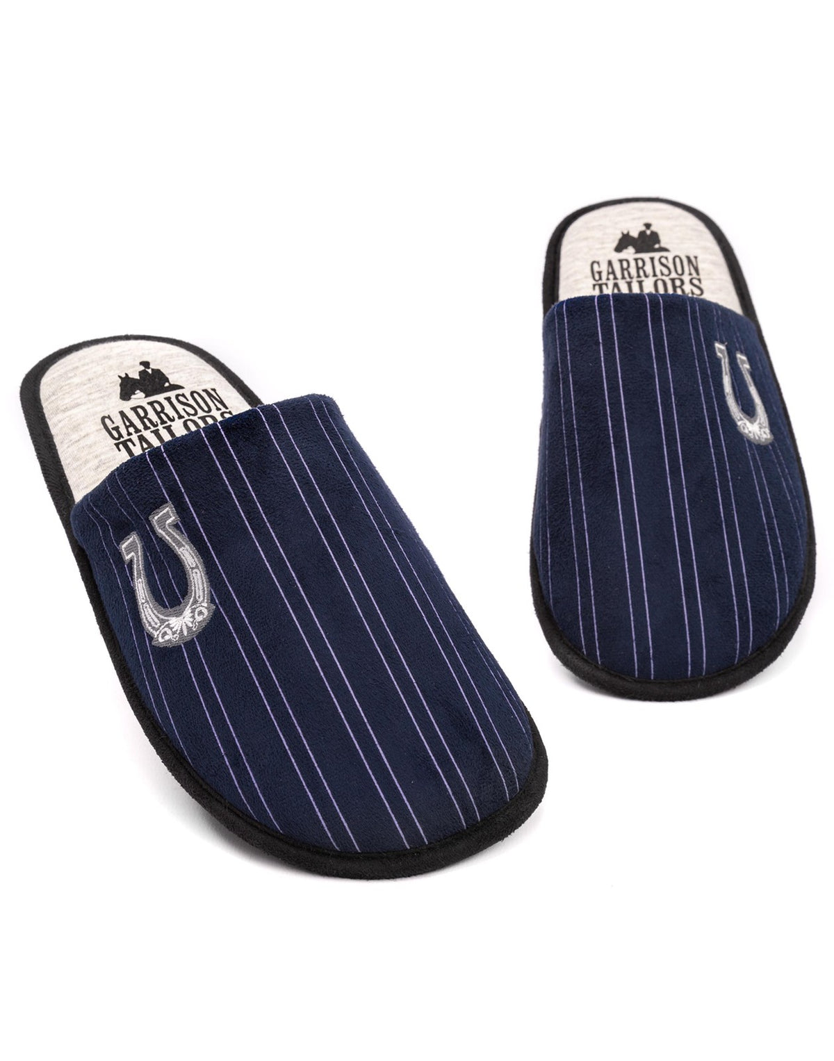 Peaky Blinders Mule Slippers | Mens Blue | Official Merch