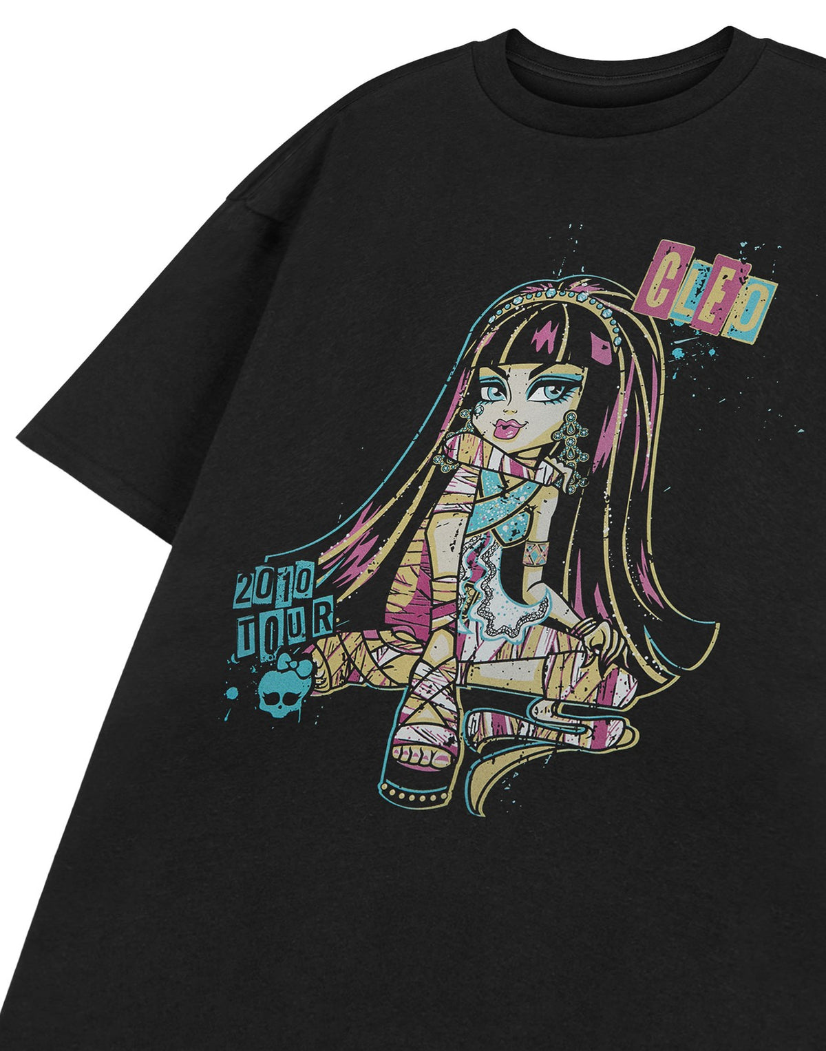 Monster High Short Sleeved T-Shirt | Womens Black | Official Merch