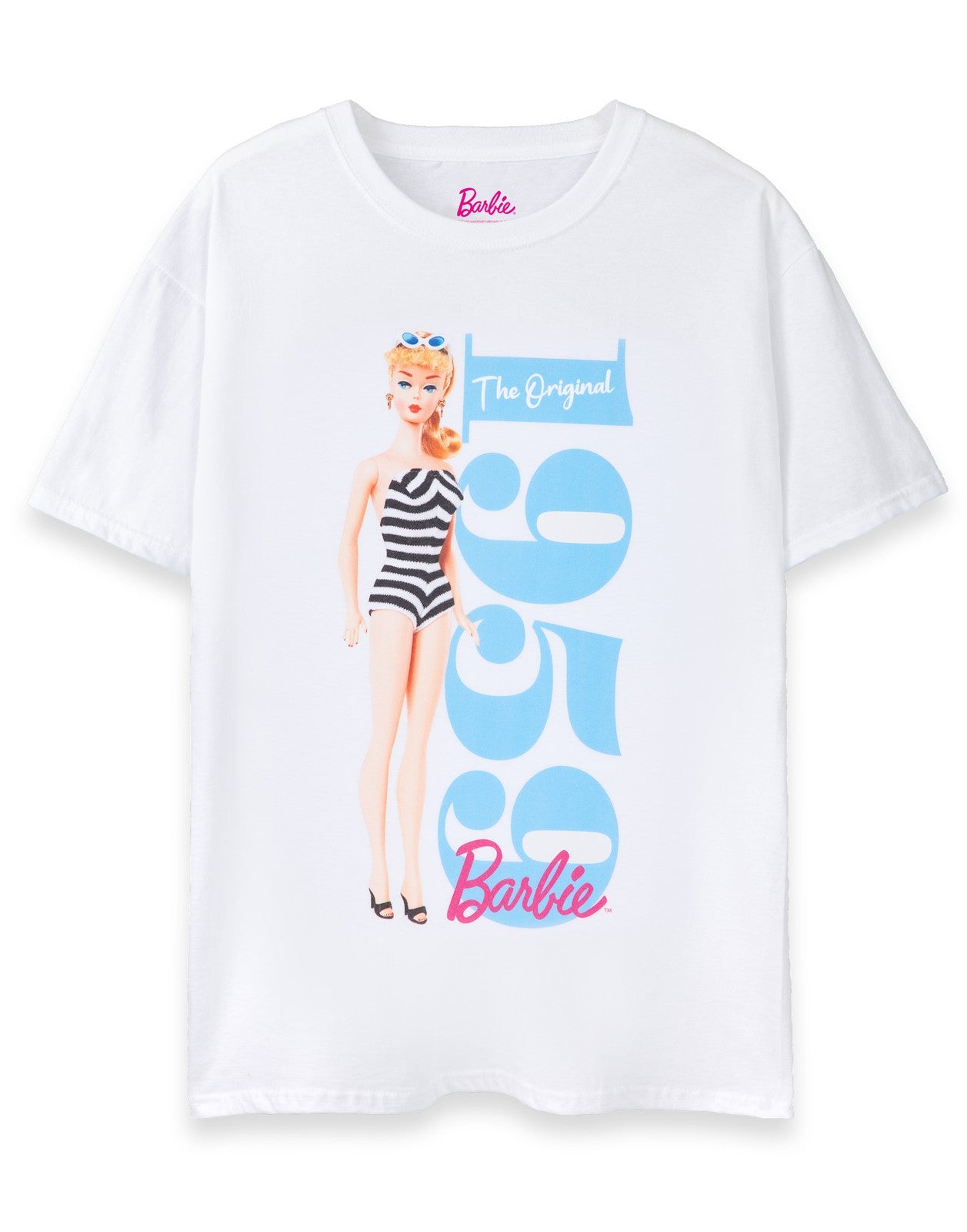 Barbie Short Sleeved T-Shirt | Womens White | Official Merch