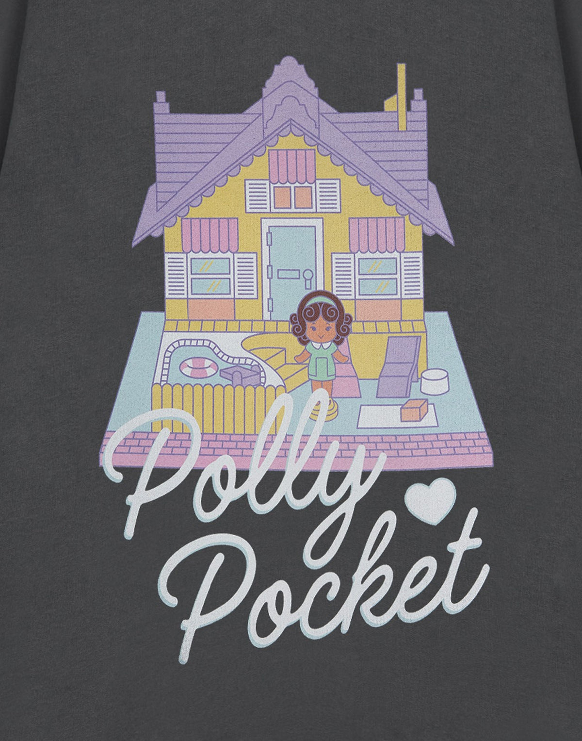Polly Pocket Sweatshirt | Womens Charcoal | Official Merch