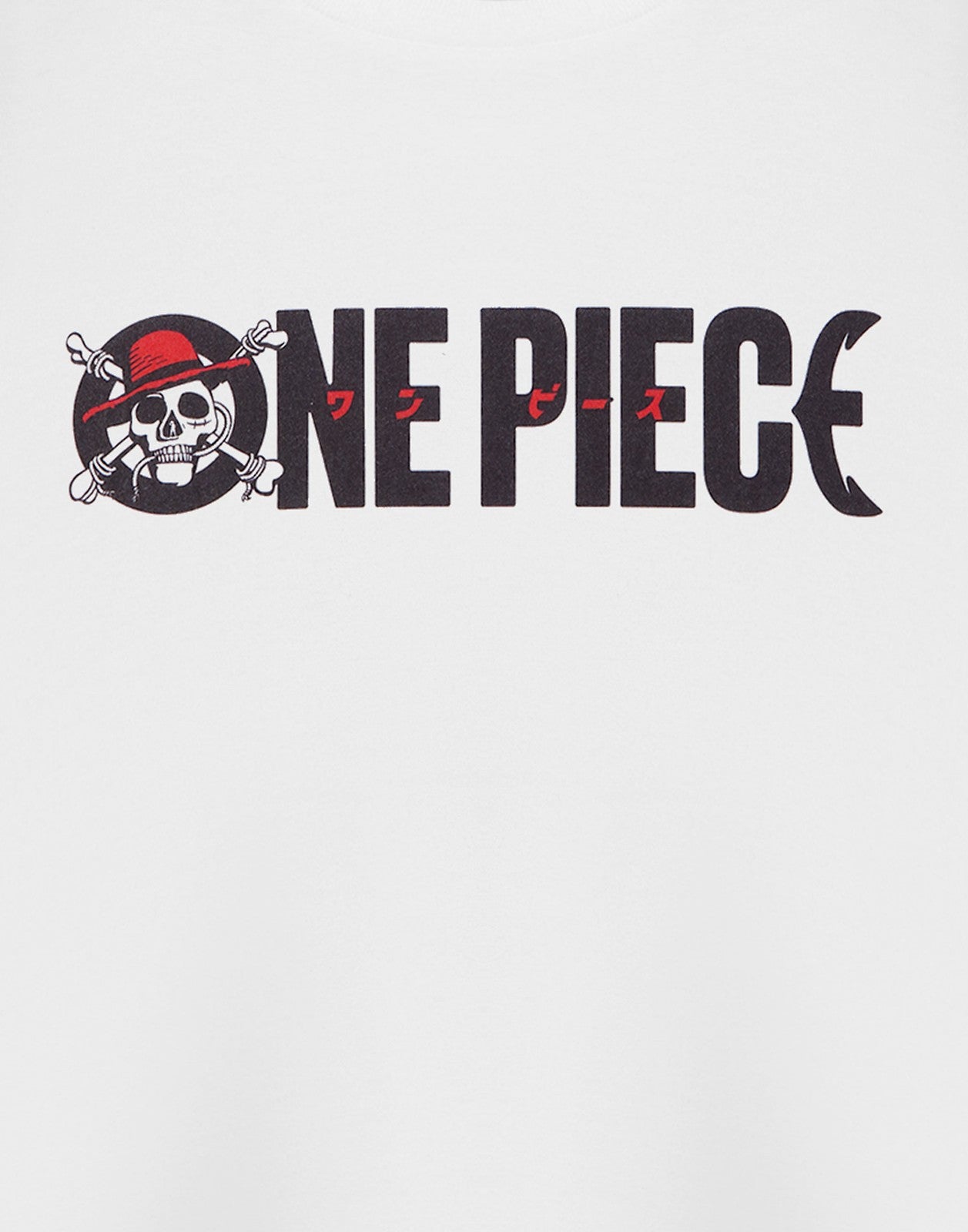 One Piece Short Sleeved T-Shirt | Mens White | Official Merch