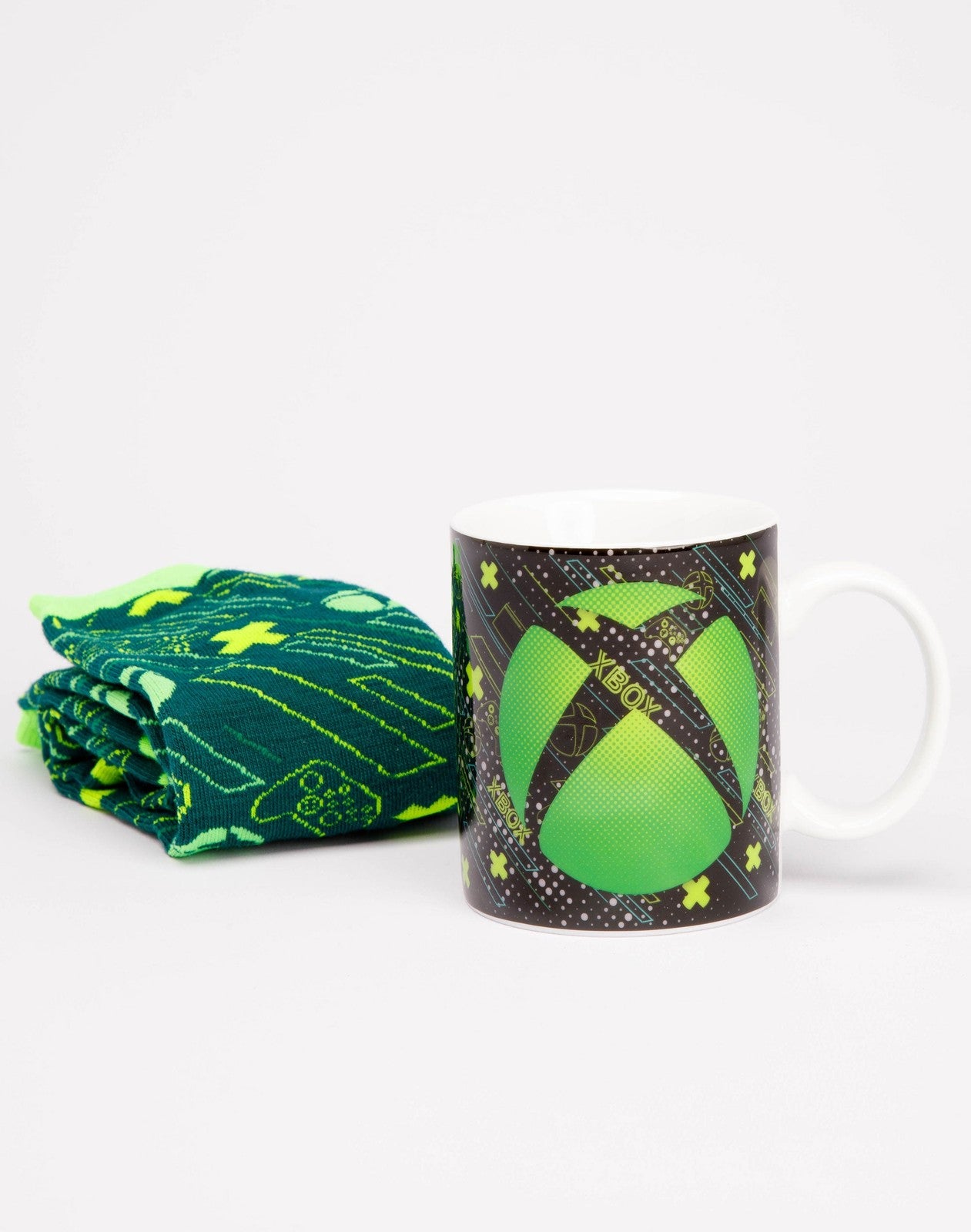 Xbox Mug and Sock Gift Set | Mens Black | Official Merch