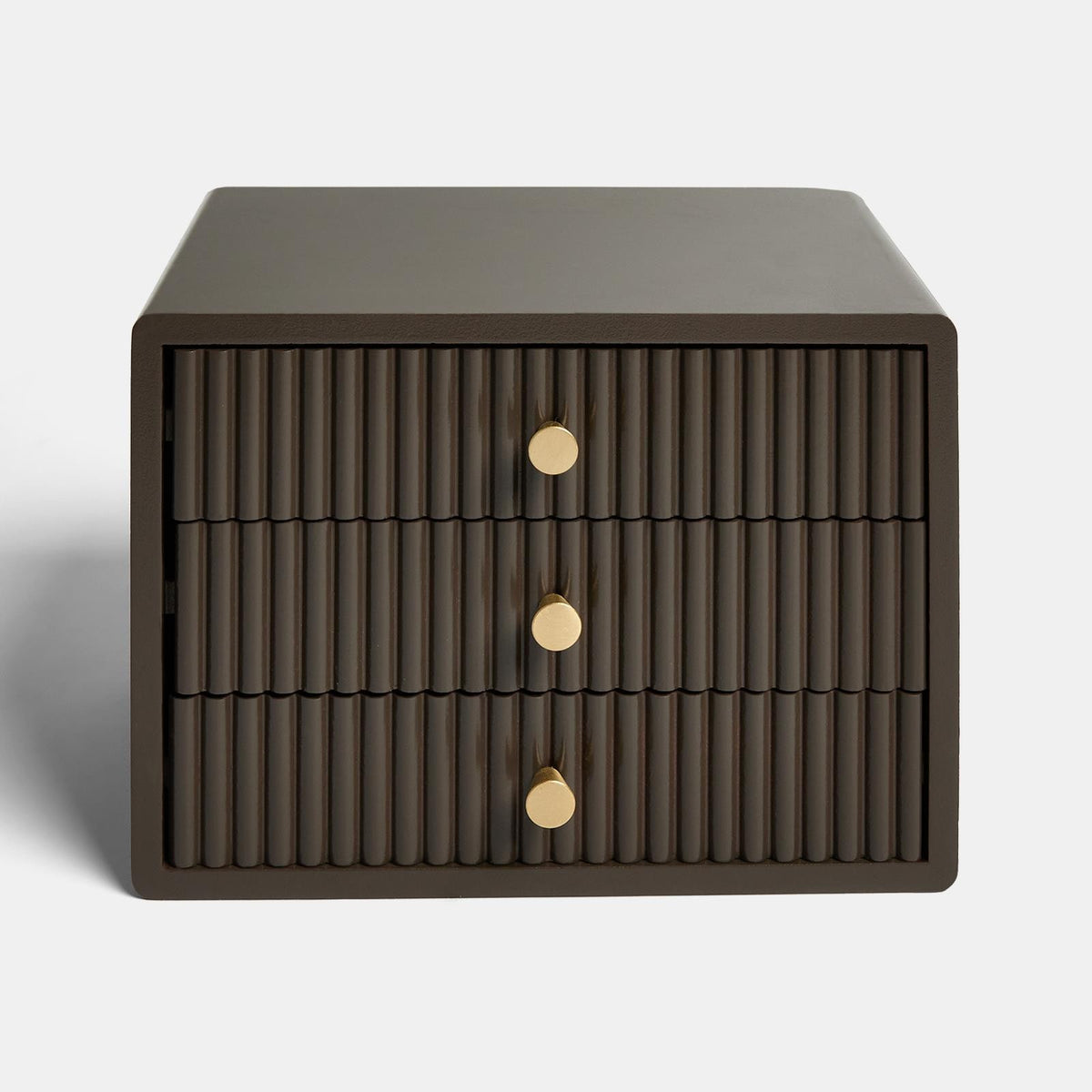 OHS Ribbed Desktop Drawers Organiser Freestanding Tabletop Cabinet Storage Unit