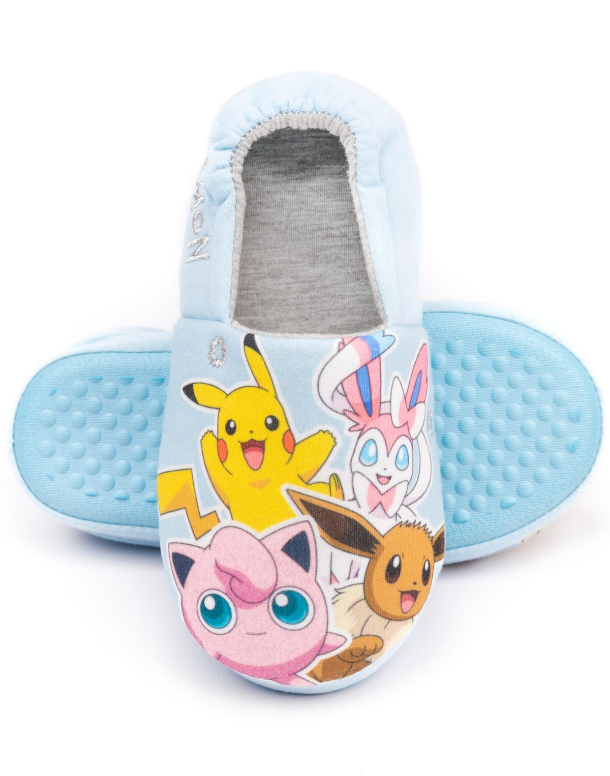 Pokemon Slip On Loafer Slippers | Girls Blue | Official Merch