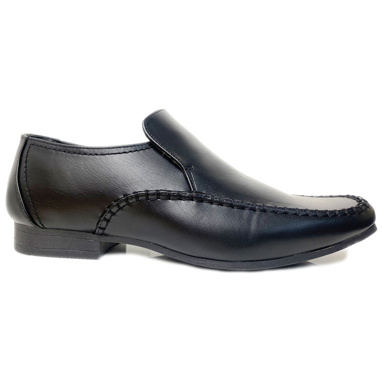 MENS FORMAL SHOES FAUX LEATHER SMART DRESS WEDDING OFFICE WORK CASUAL BOOTS MOCS