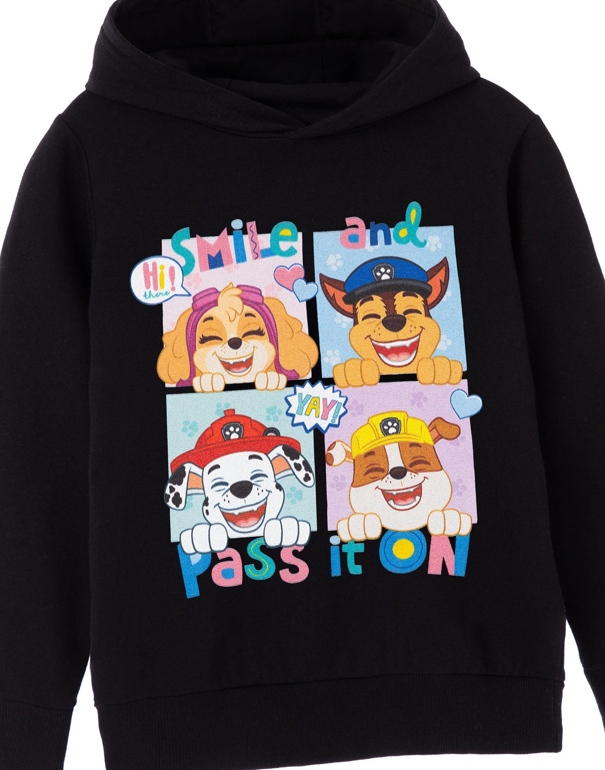 Paw Patrol Hoodie | Girls Black | Official Merch