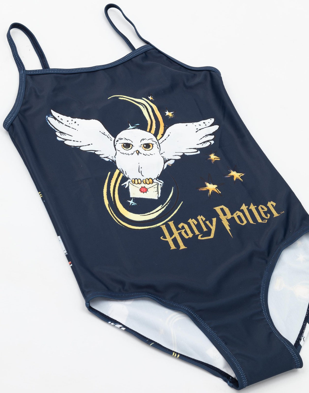 Harry Potter 1 Piece Swimming Costume | Girls Navy | Official Merch