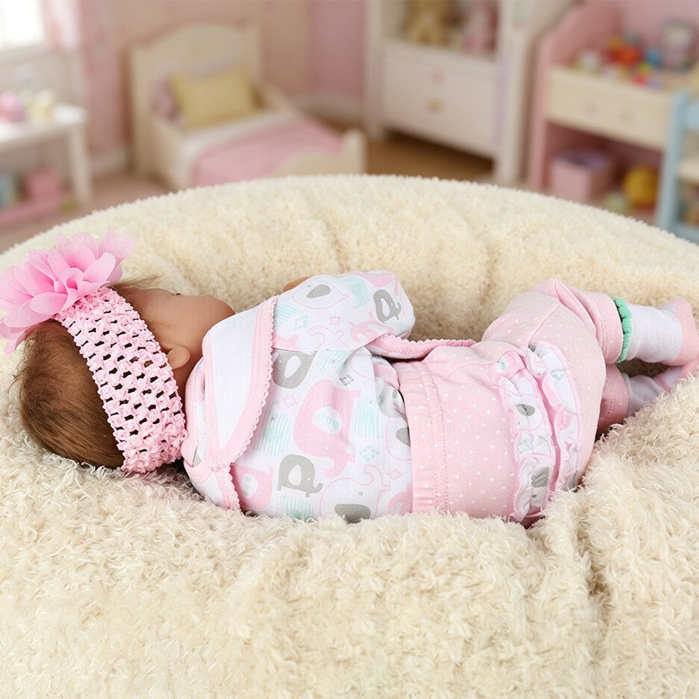 Real Life Reborn Baby Dolls Girl Vinyl Silicone Handmade Realistic Newborn Doll