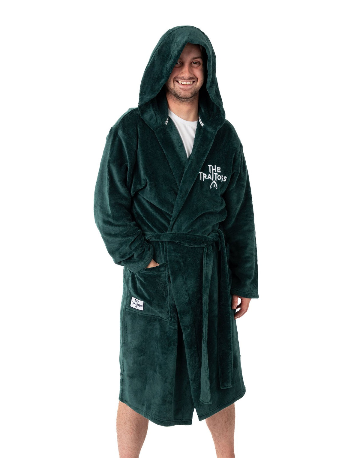 The Traitors Hooded Bathrobe | Unisex Green | Official Merch