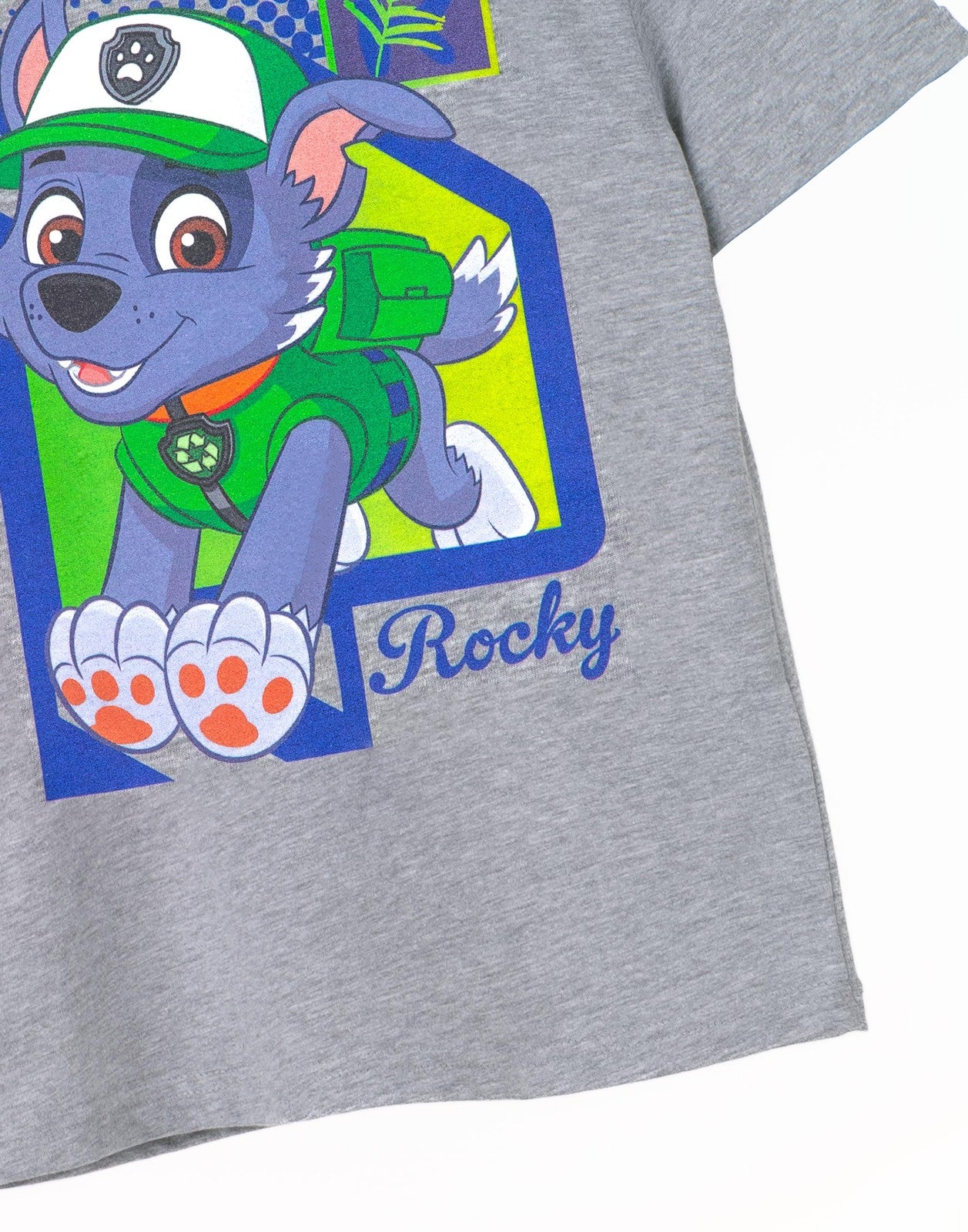 Paw Patrol Short Sleeved T-Shirt | Boys Grey Marl | Official Merch