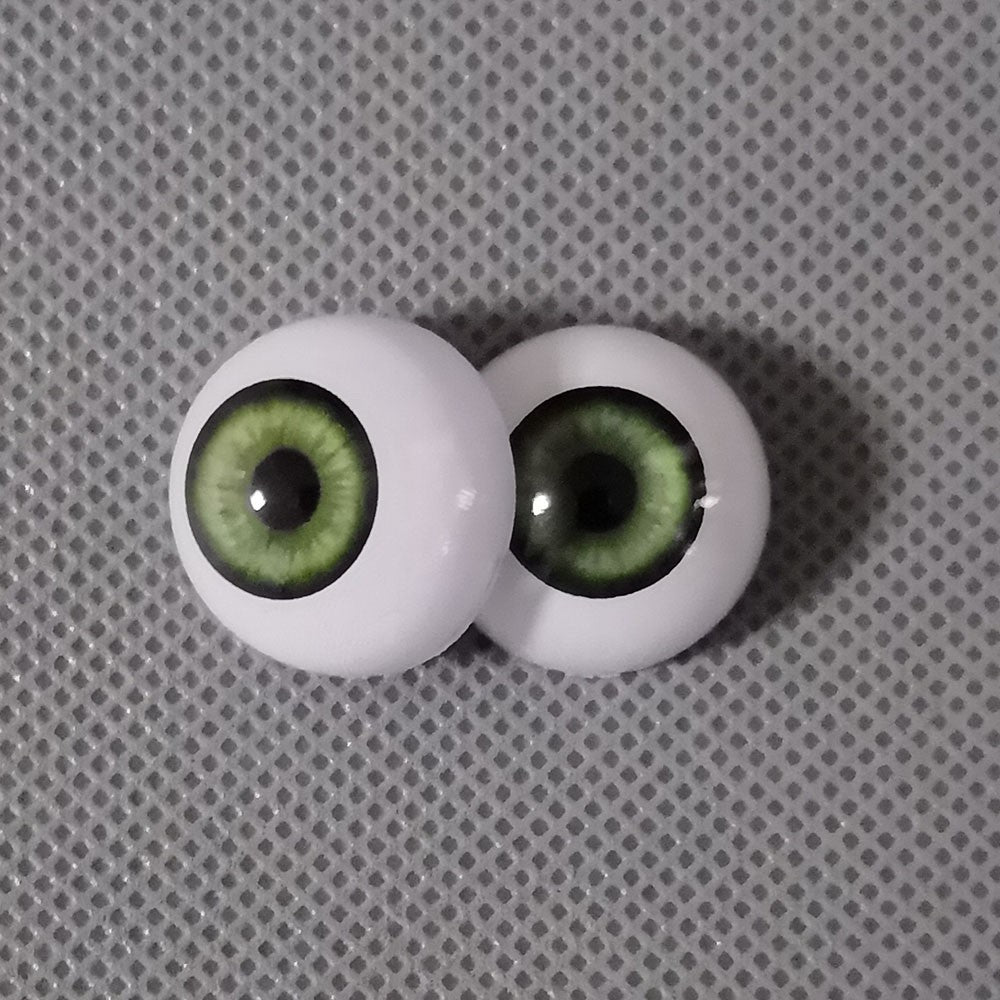 10 Pairs Half Round Acrylic Eyes Eyeballs for Reborn Baby Dolls Kit DIY Repair