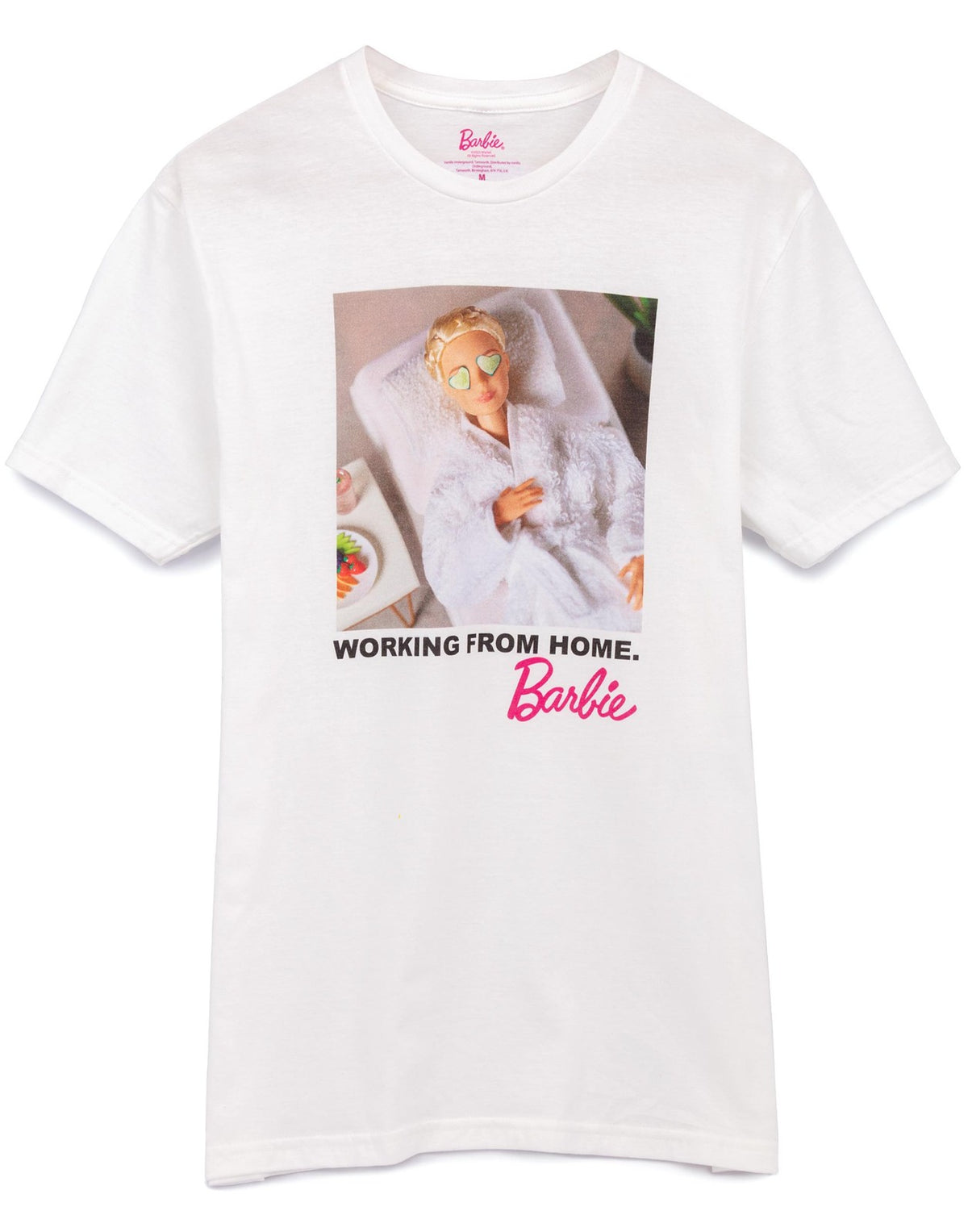 Barbie Short Sleeved T-Shirt | Womens White | Official Merch