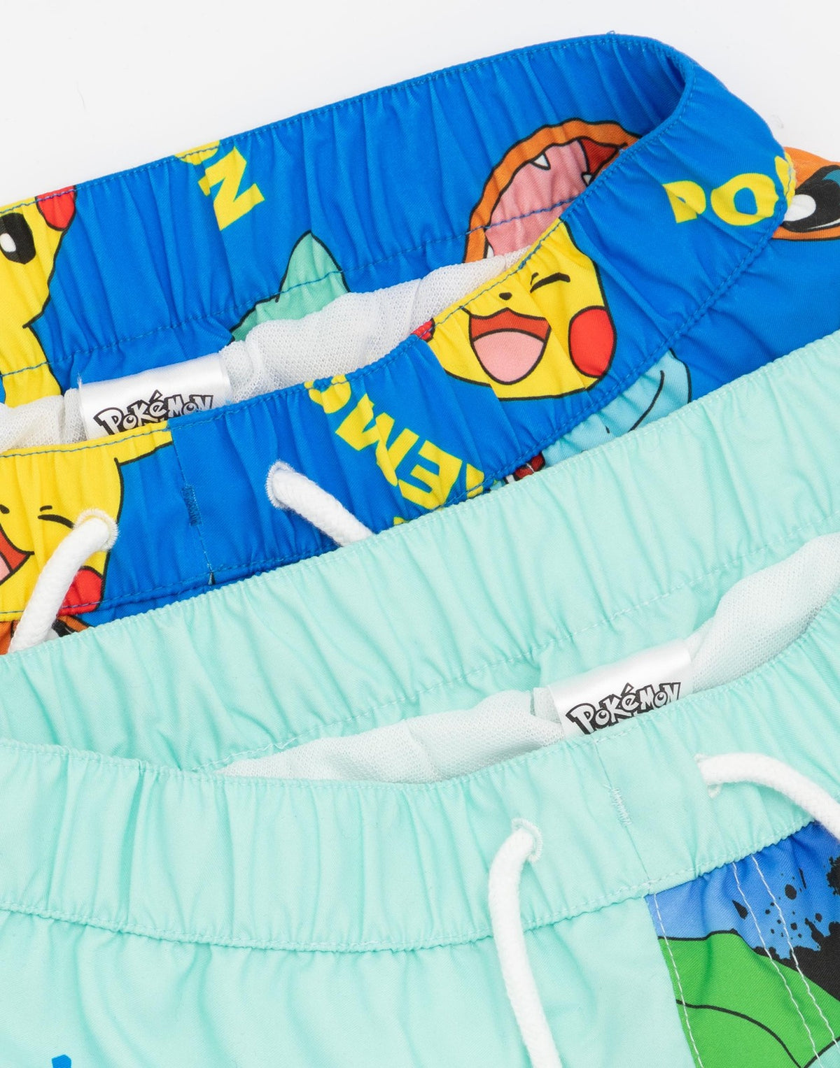 Pokemon Multi-Pack of 2 Swim Shorts | Boys Blue | Official Merch