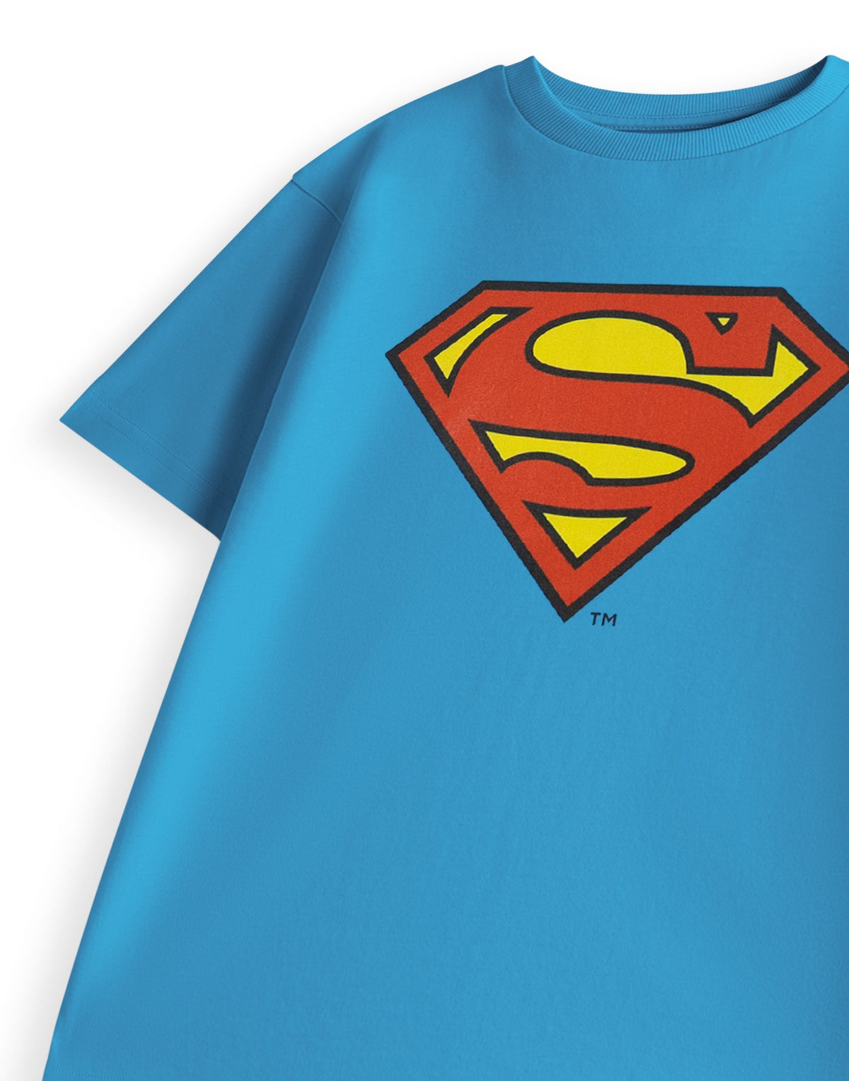 DC Comics Short Sleeved T-Shirt | Boys Blue | Official Merch