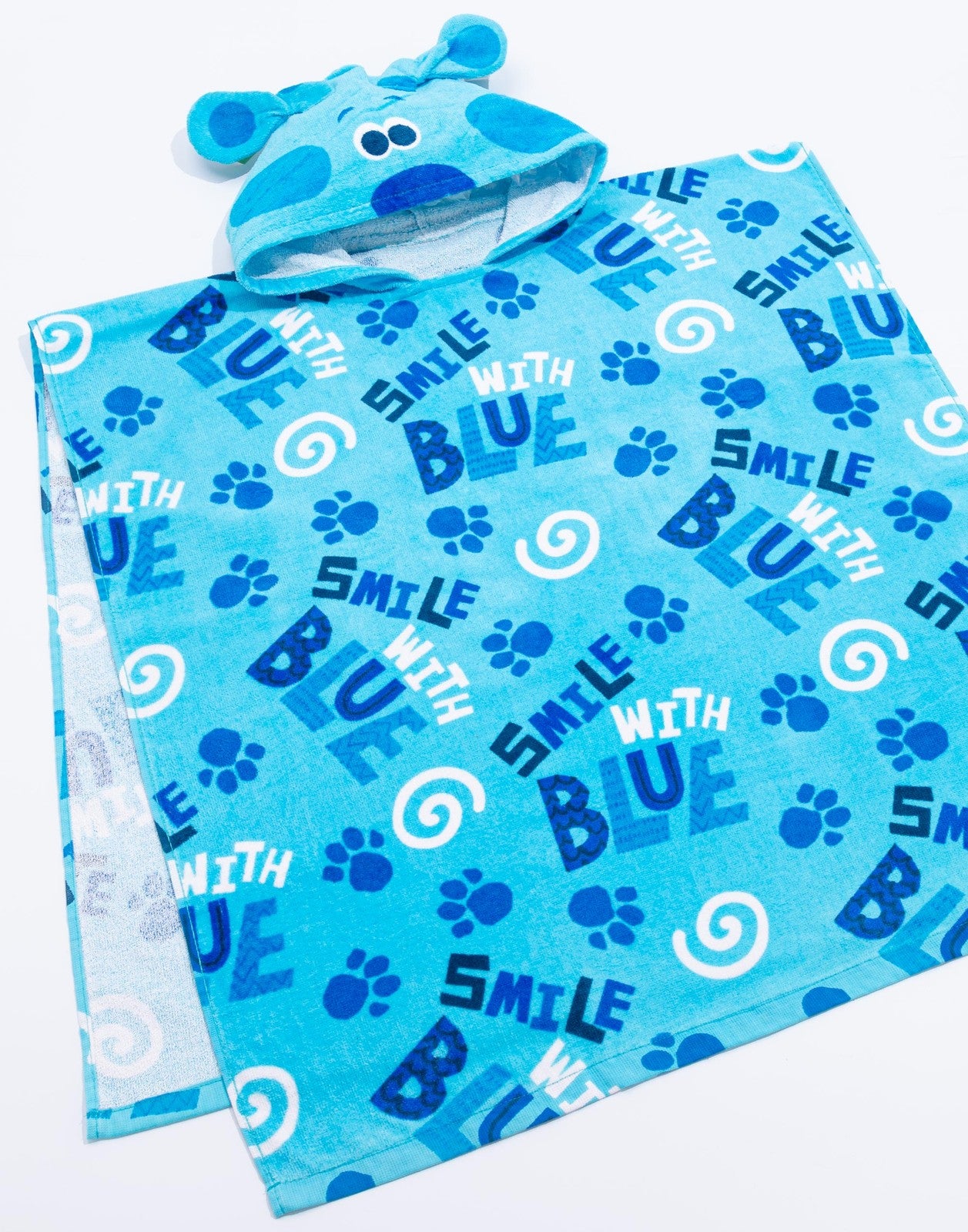 Blue's Clues & You! Poncho Towel | Unisex Kids Blue | Official Merch