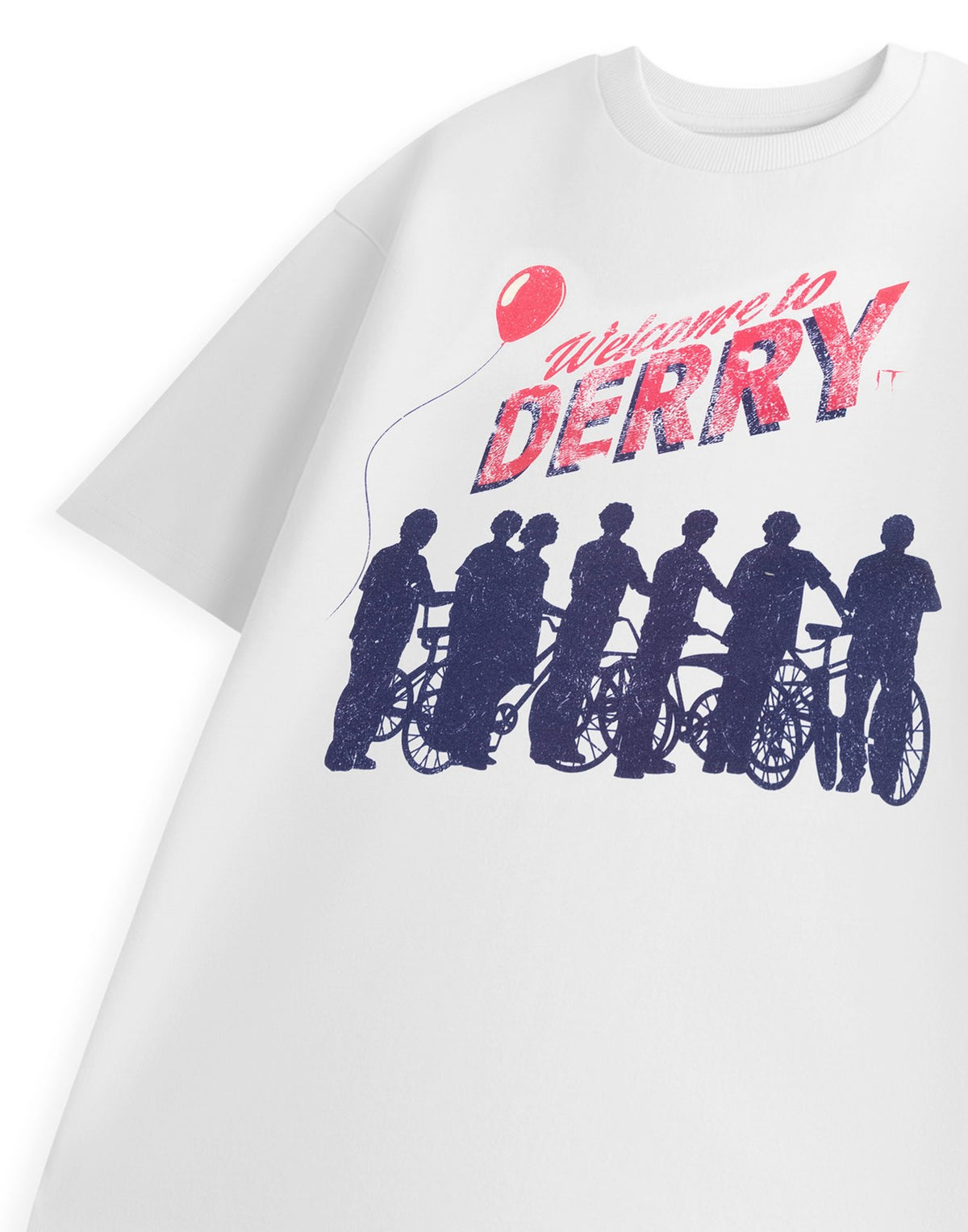 Welcome To Derry Short Sleeved T-Shirt | Unisex White | Official Merch