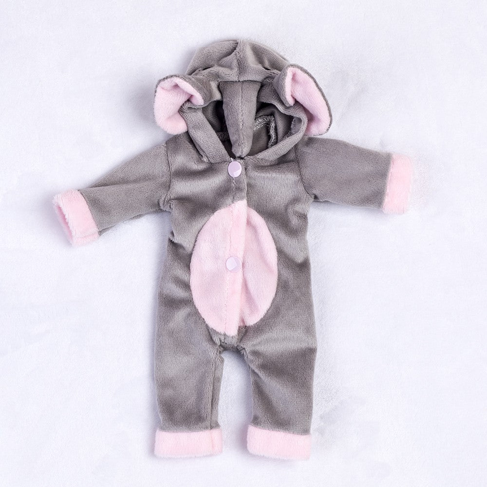 Doll Clothes Outfit Romper for 10"-11" Reborn Baby Dolls Boy/Girl Doll DIY Gifts