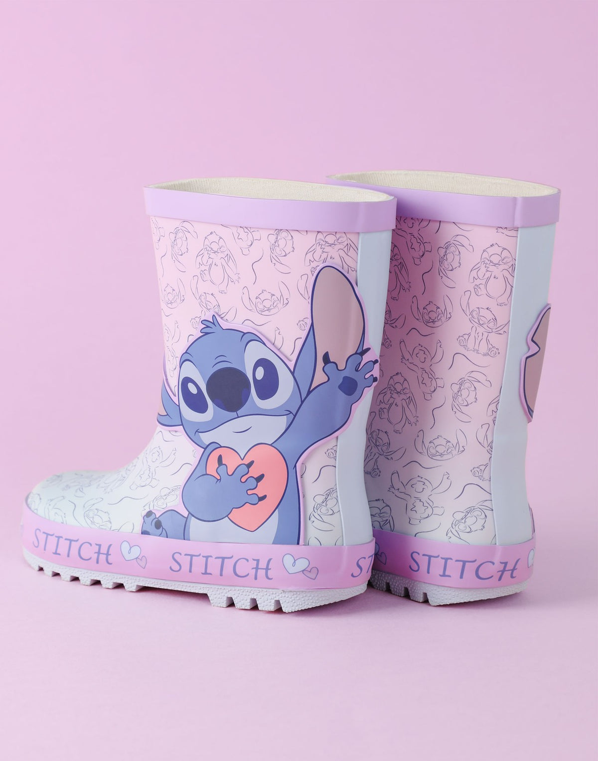 Disney Wellington Boots without Handles | Girls Pink | Official Merch